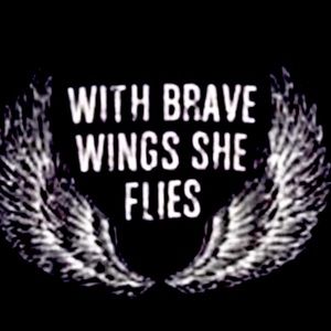 With Brave Wings She Flies Graphic Print T-Shirt Bundle